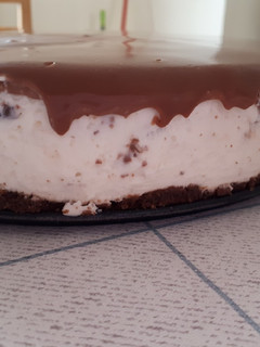 Una foto de Tarta de stracciatela