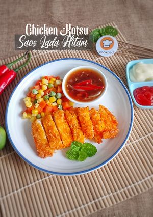 Foto resep Chicken Katsu Saos Lada Hitam