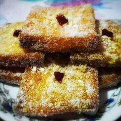 A picture of Bread coconut sweet toast.
