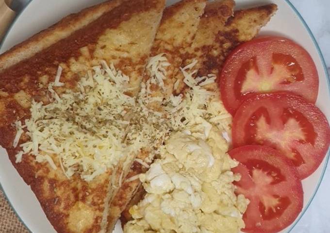 Ternyata ini loh! Resep membuat French Toast Keju dari Roti Tawar  menggugah selera