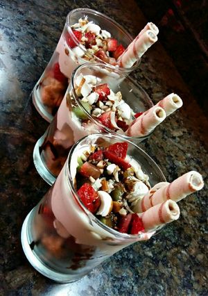 Una foto de Copas dulces🍓🍫