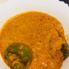 A picture of Stuffed Capsicum Masala.
