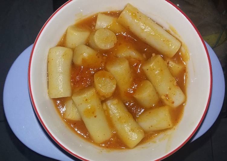 Teokkbokki (Kue Beras Pedas Korea)