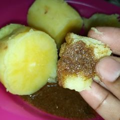A picture of Sweet Potato With kuli kuli.