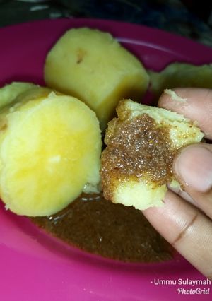 A picture of Sweet Potato With kuli kuli.