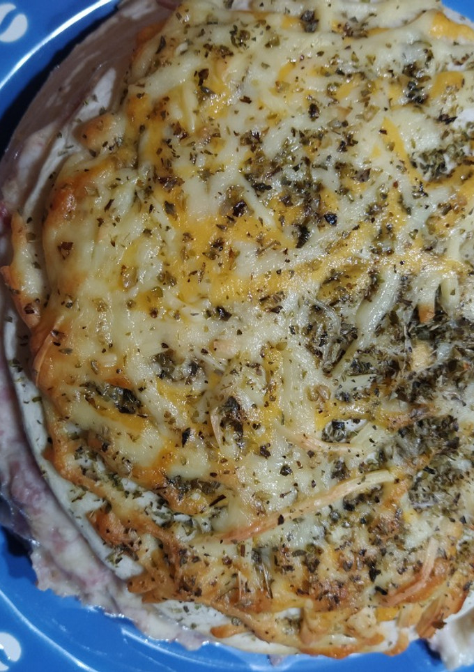 Una foto de Tarta de Jamón york y queso