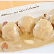 Albóndigas con salsa de almendras. (Thermomix)