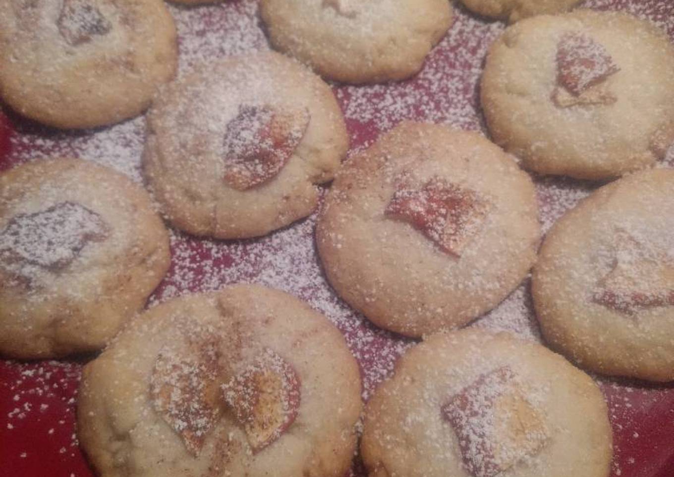 Apple Cinnamon Shortbread Cookies