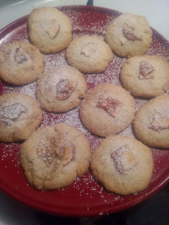 A picture of Apple Cinnamon Shortbread Cookies.