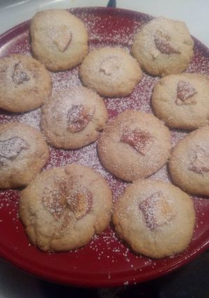 A picture of Apple Cinnamon Shortbread Cookies.