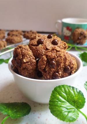 Foto resep Chocolate Oatmeal Cookies 🍫🍪