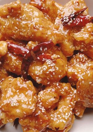 รูปของ Honey sesame chicken ไก่กรอบในซอสน้ำผึ้งผัดงาขาว 🐓 🍯