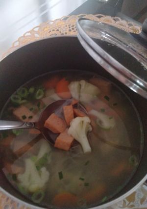 Foto resep Sup maling ham (no halal)