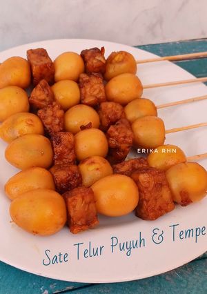 Foto resep Sate Telur Puyuh & Tempe