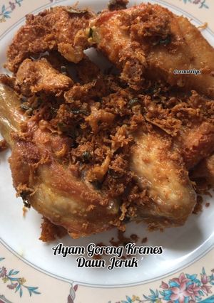 Foto resep Ayam Goreng Kremes Daun Jeruk