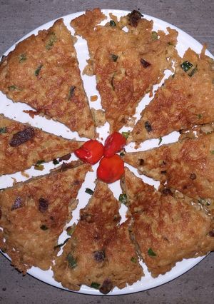 Foto resep 85. Omlete mie / Pizza mie