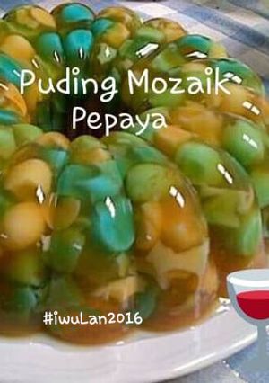 Foto resep Puding Mozaik Pepaya