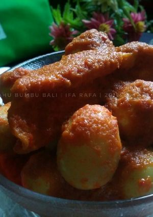 Foto resep Telur Puyuh & Tahu Bumbu Bali