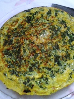 Una foto de Tortilla de acelga