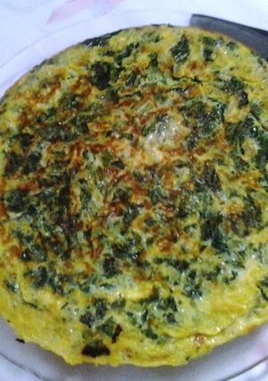 Una foto de Tortilla de acelga