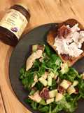 Chicken and Fig Salad with Roasted Feta and Figs