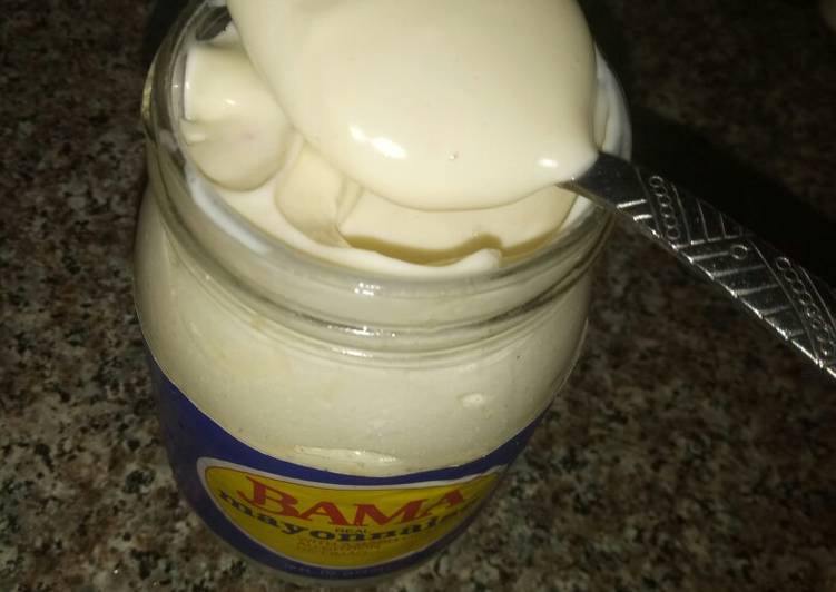 Home made mayonnaise