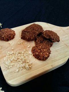 Foto resep Biskuit coklat oat (gluten free)