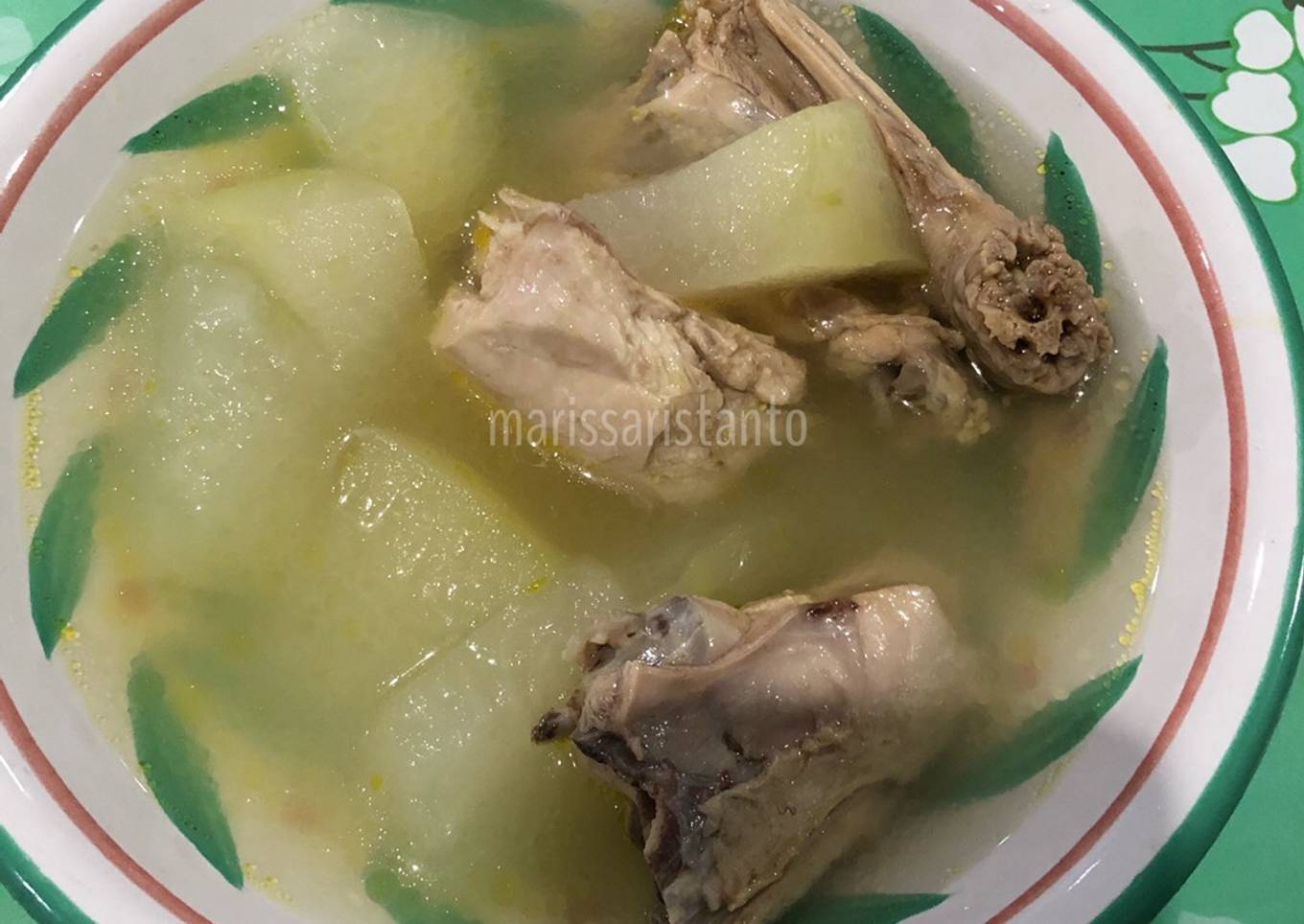 Sup ayam labu tangkua