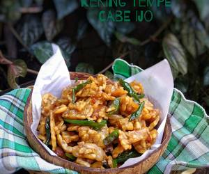 Masakan Unik Kering Tempe Cabe Ijo Ala Warung