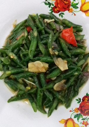 Foto resep Tumis kacang panjang sederhana