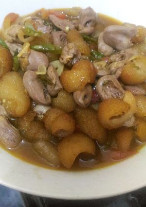 Foto resep Kikil Jantung Tumis Mercon