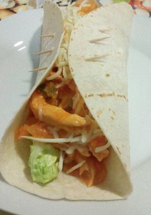 Una foto de Fajitas a mi manera