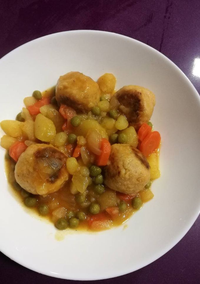 Una foto de Albóndigas de pollo 👌