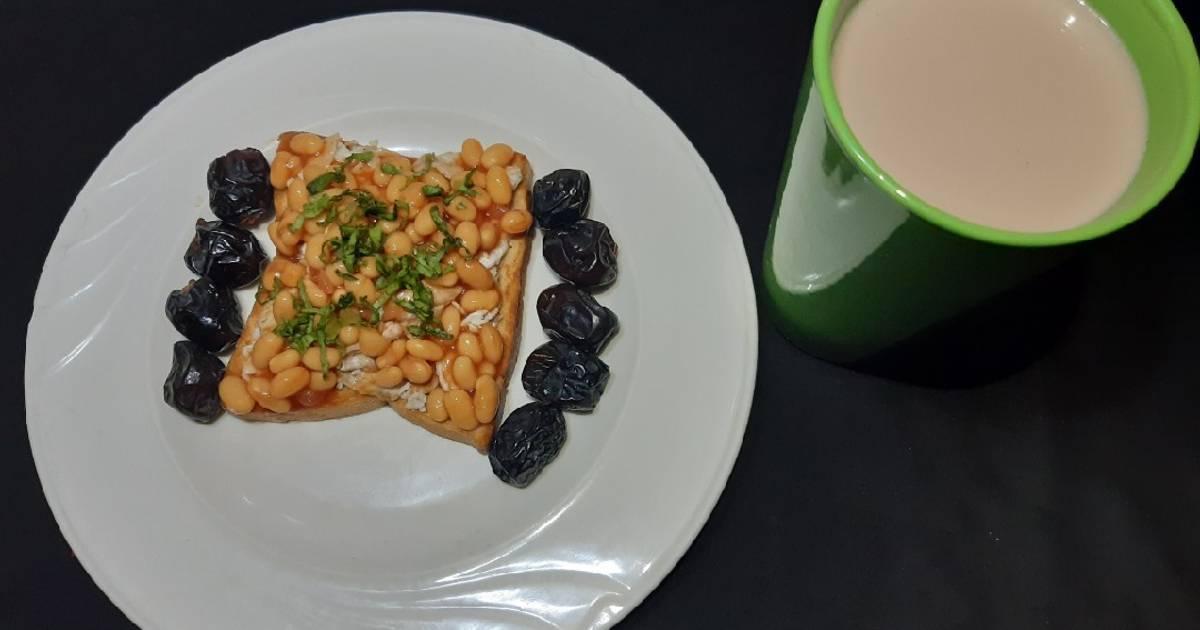 Beans On Scrambled Egg On Toast Recipe By Phardeeler Cookpad Beans On Scrambled Egg On Toast Recipe By Phardeeler Cookpad