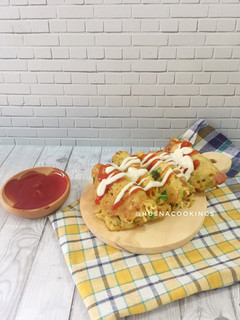 Foto resep Omelete Mie Lipat Versi Mini