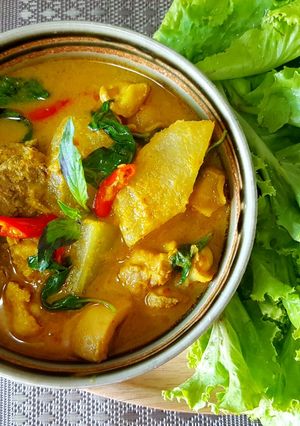 รูปของ แกงไก่ใส่ฟัก คีโต