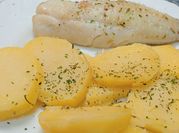Una foto de filetes gallineta