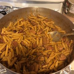 Easy sausage and pork pastalaya A picture of Easy sausage and pork pastalaya.