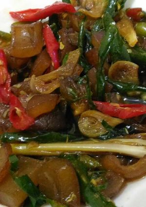 Foto resep Tumis kikil daun jeruk