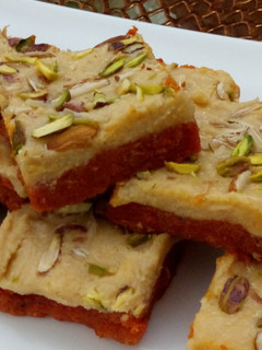 A picture of Gajar ki burfi.