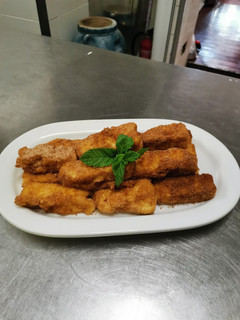 Una foto de Leche frita