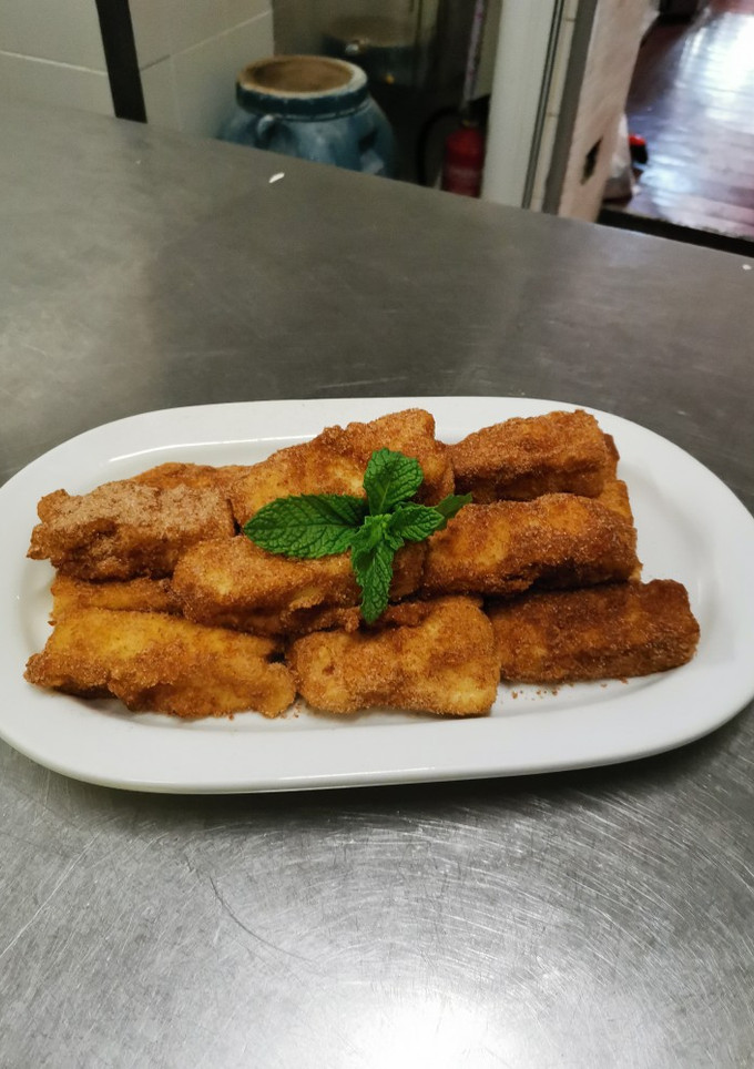 Una foto de Leche frita