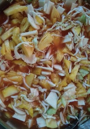 Foto resep Asinan buah campur sayur
