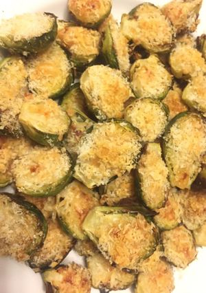 รูปของ กะหล่ำดาวอบชีสroasted brussel sprouts