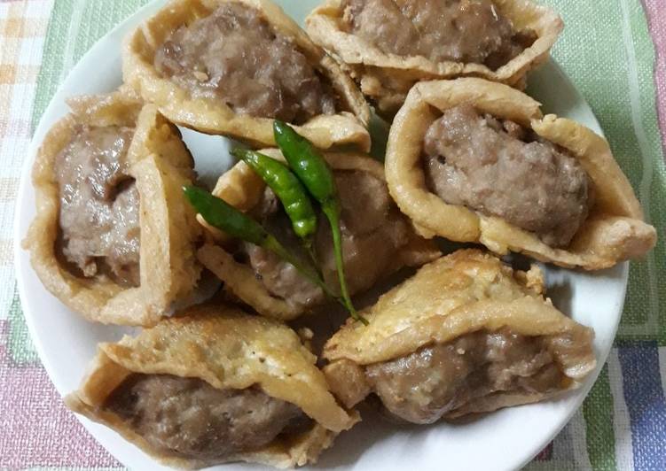 Resep Tahu Walik Isi Bakso Oleh Nunuk Cookpad