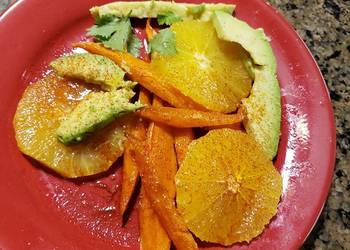 Easy Making Recipe Roasted Carrot Orange  Avocado Salad Delicious and Healthy Easy Making Recipe Roasted Carrot Orange  Avocado Salad Delicious and Healthy
