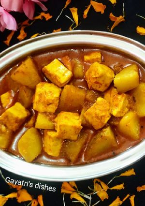 आलू पनीर की सब्जी (aloo paneer ki sabzi recipe in Hindi) रेसिपी मुख्य फोटो
