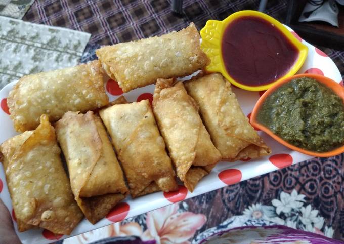 Potato chicken rolls Recipe