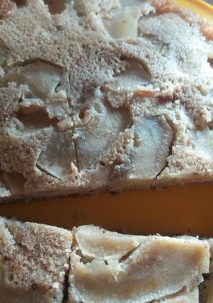 Una foto de Tarta invertida de manzana