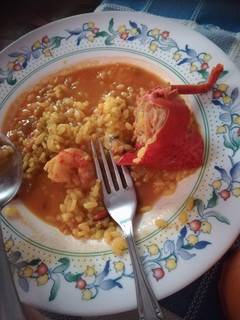 Una foto de Arroz con bogavante